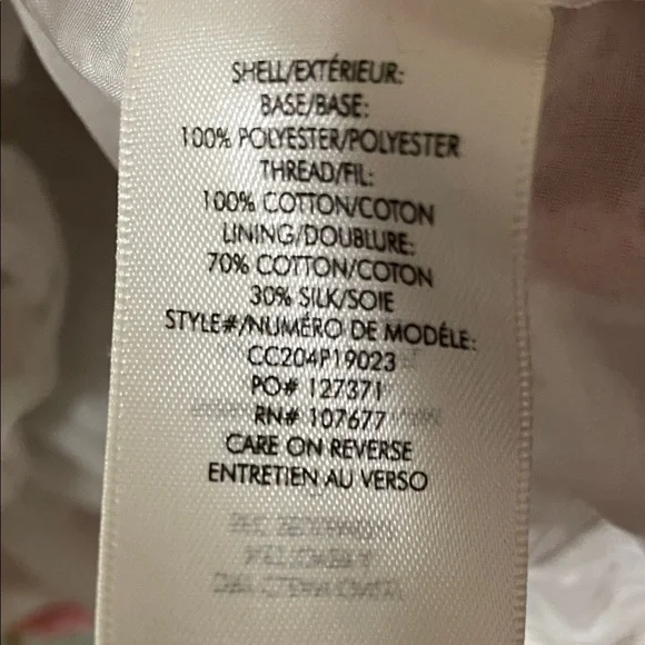 Alice + Olivia Rowa Floral Eyelet Top Size Medium - Picture 6 of 8